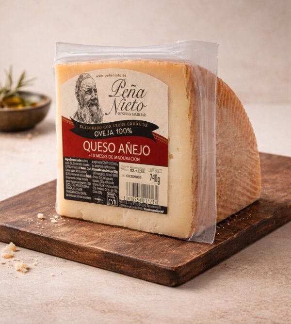 QUESO 100% AÑEJO OVEJA CUÑA 250GR PEÑA NIETO