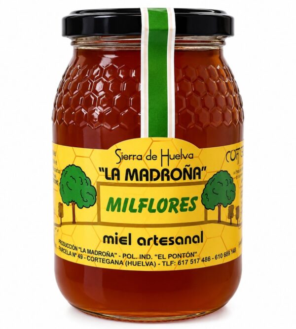 MIEL DE MILFLORES ARTESANAL DE CORTEGANA 500G